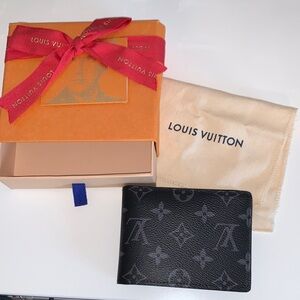 Louis Vuitton Monogram Black Card Holder